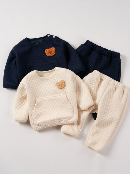 Warm Suit Baby Girl Clothes Thicken Warm